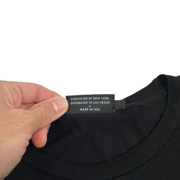 KNYEW Keeping NY Everywhere Basic Black Mens T-Shirt Size M Extended - Picture 4 of 5